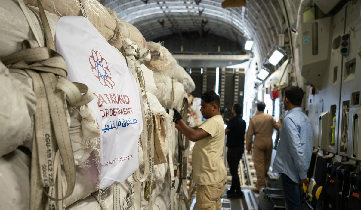 Qatari Urgent Relief Aid Arrives in Sudan